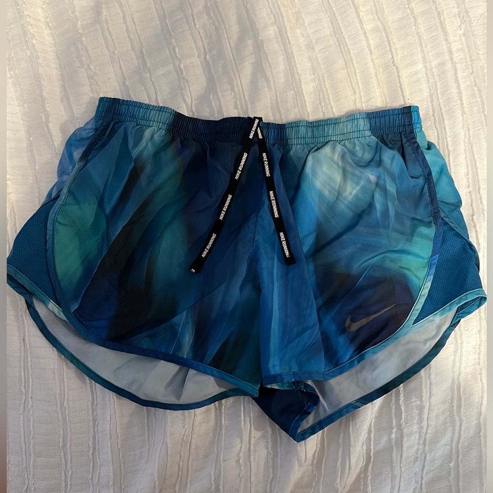Nike blue and great running shorts